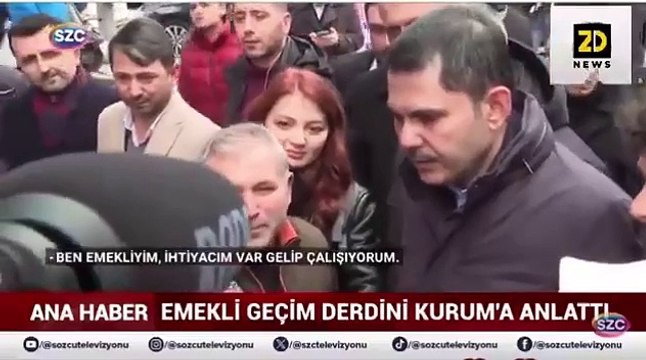Emekli yurttaştan Murat Kurum'a: Sizi 20 sene savundum ama artık yüzüm yok