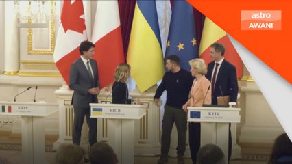 Itali dan Kanada meterai perjanjian keselamatan dengan Ukraine