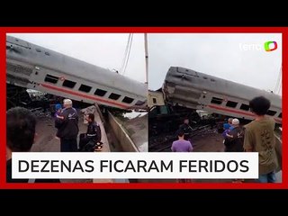 Colisão de trens deixa ao menos quatro mortos e dezenas de feridos na Indonésia