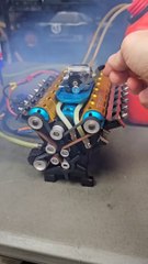 Very small engine and looks like a 2024 Formula 1 car