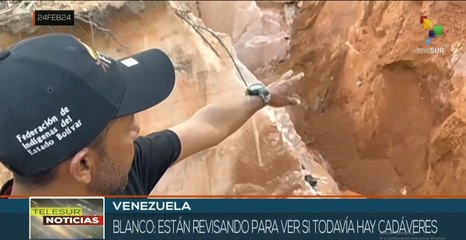 Autoridades venezolanas aseguran la inexistencia de cuerpos bajo tierra en mina de Bulla Loca