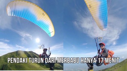 Pendaki Turun Gunung Merbabu Hanya 17 Menit