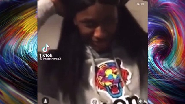 051 Melly Wearing A Wig