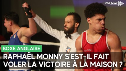 Malgré un combat dominé, Raphaël Monny déclaré perdant aux points chez lui, au Théâtre de Champagne