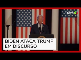 Joe Biden ataca Donald Trump em abertura de campanha