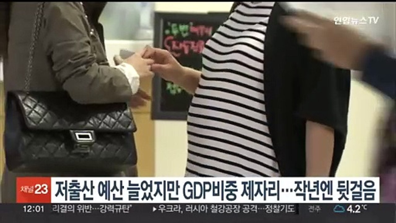 저출산 예산 늘었지만 GDP 비중 제자리…작년엔 뒷걸음