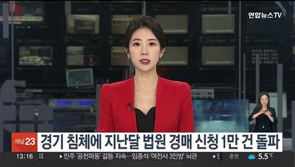 Télécharger la video: 경기 침체에 지난달 법원 경매 신청 1만건 돌파