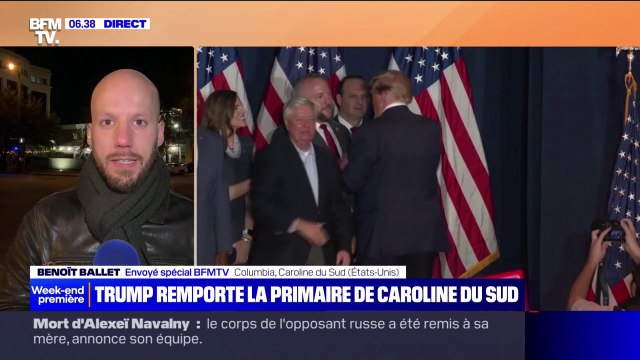 États-Unis: Donald Trump remporte la primaire de Caroline du Sud face à sa rivale républicaine Nikki Haley