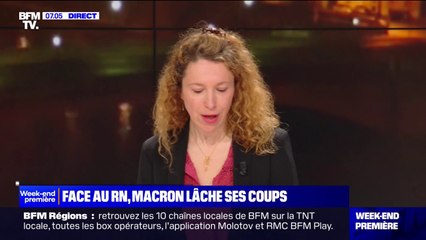Face au Rassemblement national, Emmanuel Macron ne retient pas ses coups
