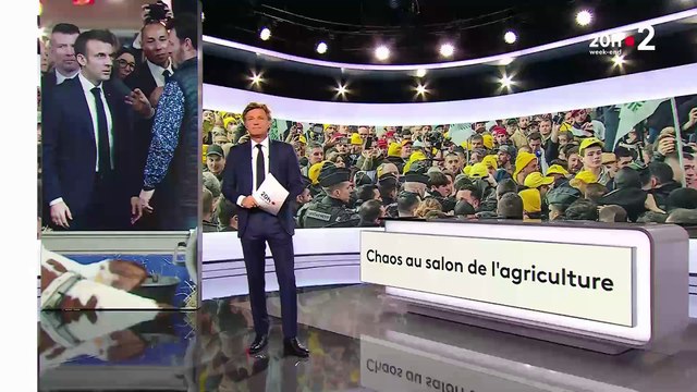 Salon de l'Agriculture : Revoir en 120 secondes les images du fiasco de la visite d'Emmanuel Macron avec des affrontements, des violences, des sifflets et un Président dans une bulle pour se déplacer