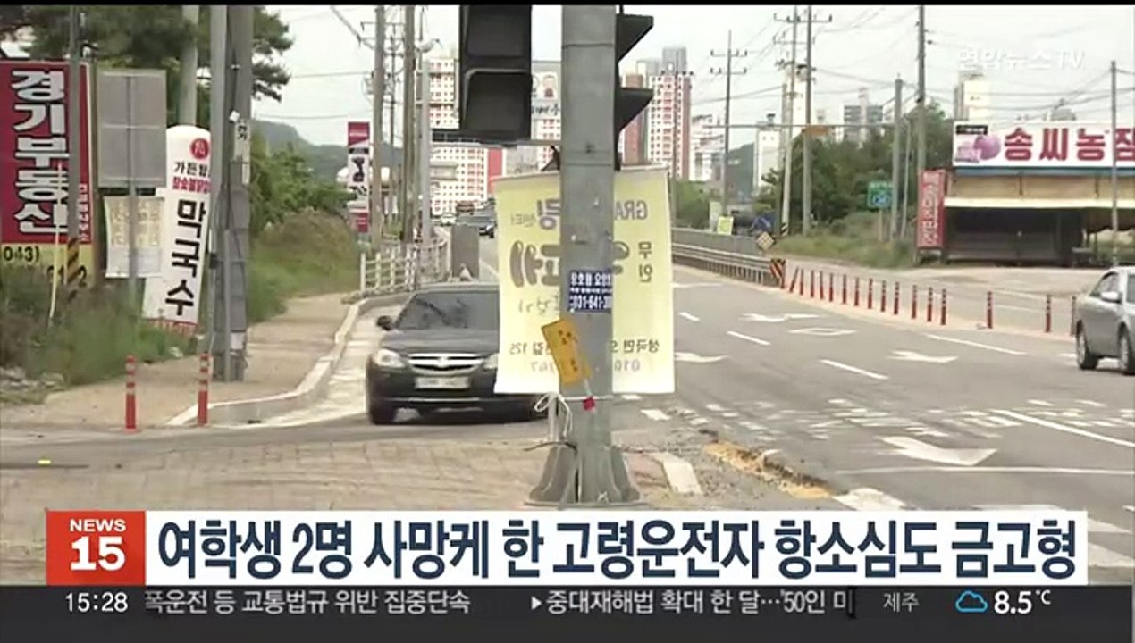 차량 돌진해 여학생 2명 사망…78세 운전자 항소심 금고형