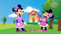 Mickey Mouse and Minnie Mouse Bee Sting while Playing in the School Yard! Donald Duck Cart