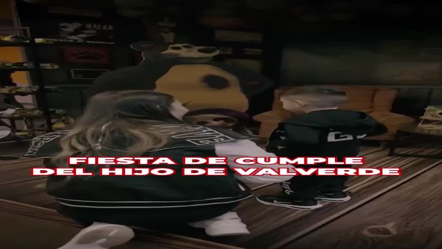 La fiesta de cumpleaños del hijo de Valverde