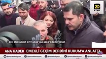 Emekli vatandaş Murat Kurum'a isyan etti