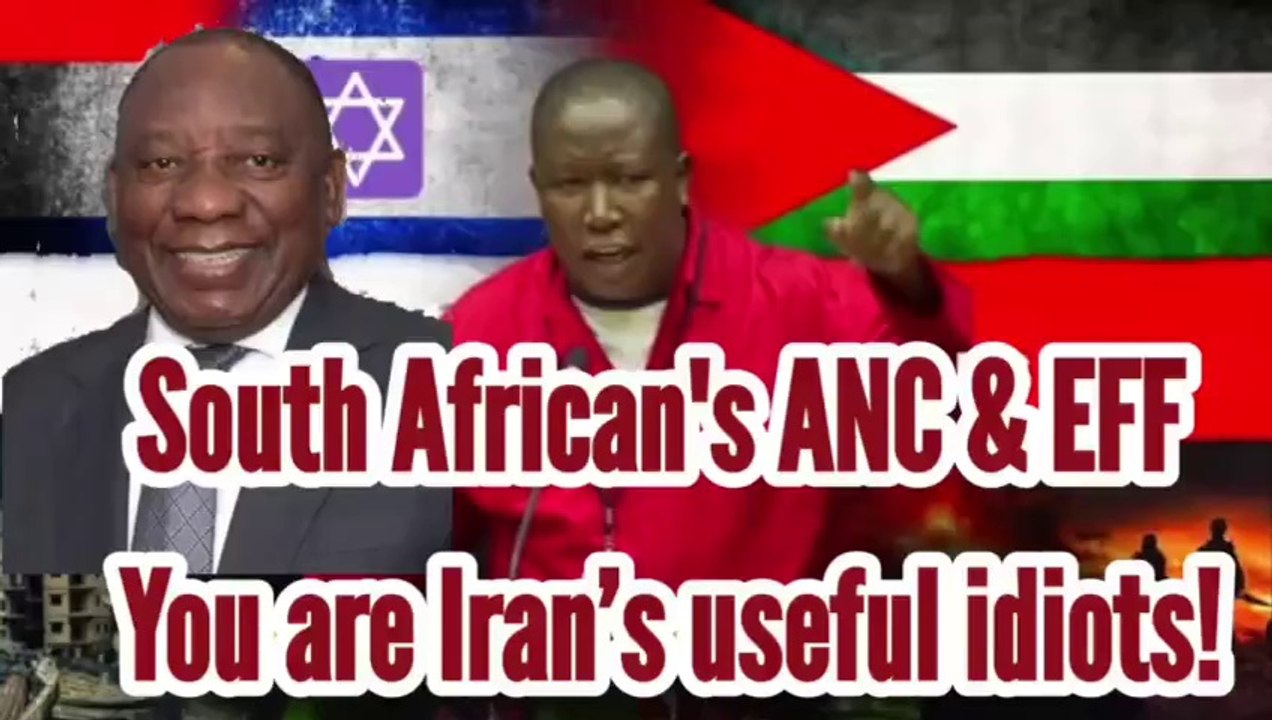 You are Iran’s useful idiots Chief Rabbi to SA - Government and global opponents of Israel