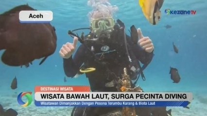 Download Video: 3 Lokasi Wisata Bawah Laut di Aceh, Surga bagi Pecinta Diving