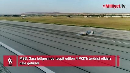 Gara bölgesinde 4 PKK'lı terörist öldürüldü