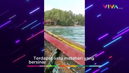 Muncul Dua Matahari di Sumatera Barat, Pertanda Apa?