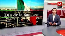 Proceso de elaboración y reciclaje de banderas en el Día de la Bandera