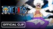 One Piece | Luffy Gear Five vs Kaido Clip (English Dub) - IGN Fan Fest 2024