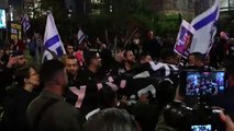 اشتباكات في تل أبيب بين الشرطة الاسرائيلية ومتظاهرين معارضين للحكومة