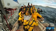 Ocean Globe Race 2024 - Translated 9 (ITA) pass Cape Horn with a perfect view of the iconic rock