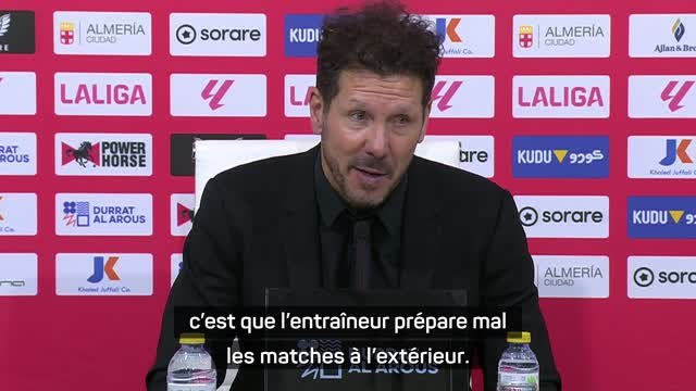Atlético - Simeone : L'entraîneur prépare mal les matches à l'extérieur