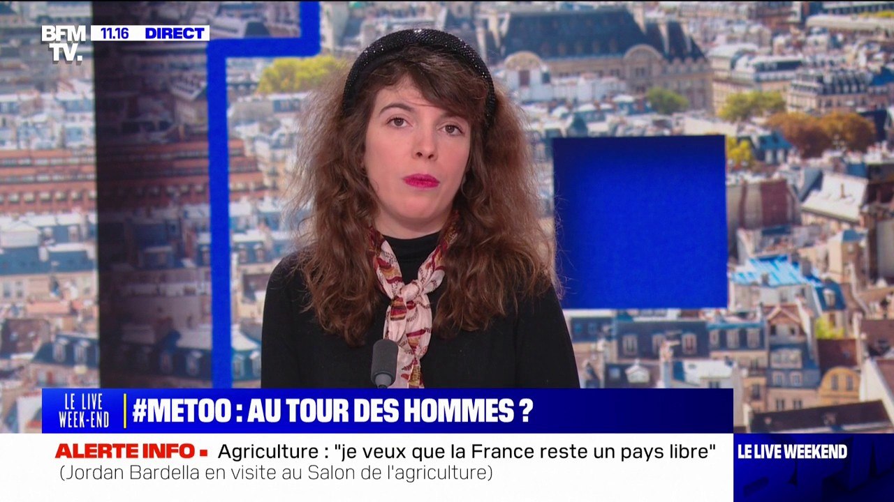 Violaine de Filippis (avocate, porte-parole "Osez le Féminisme !") sur le #MeToogarçons:  "Il y a beaucoup d'hommes qui se sentent enfermés dans leur histoire"