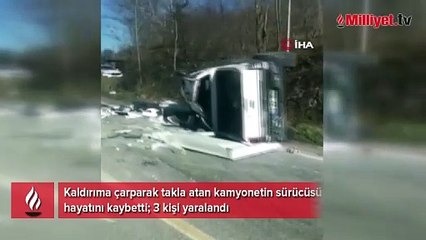 Ordu’da feci kaza! Sürücü öldü, 3 kişi yaralandı