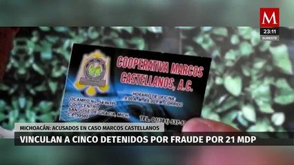 Cinco personas vinculadas a proceso por fraude en Marcos Castellanos, Michoacán