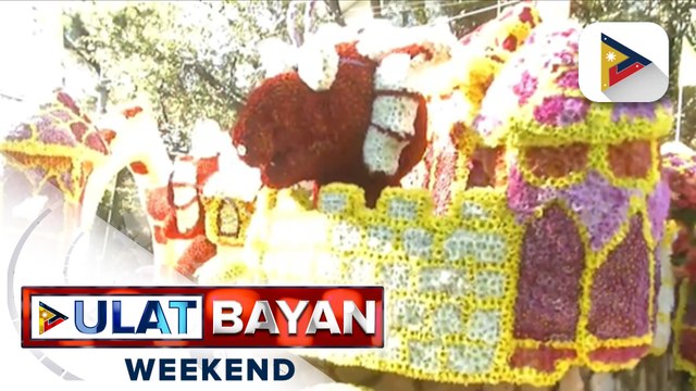 Grand float parade ng Panagbenga Festival sa Baguio, dinagsa; Bilang ng mga nanood, umabot sa 32,000