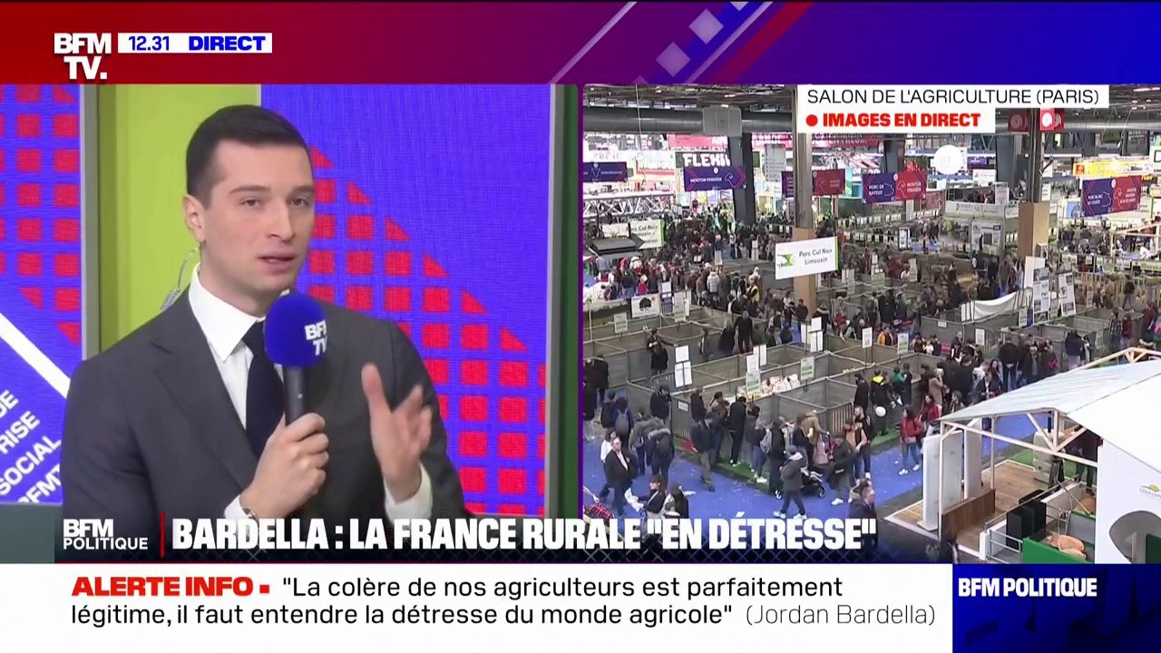 Jordan Bardella: "J'estime que l'accord avec la Nouvelle-Zélande va entraîner une concurrence déloyale avec les producteurs de lait français"