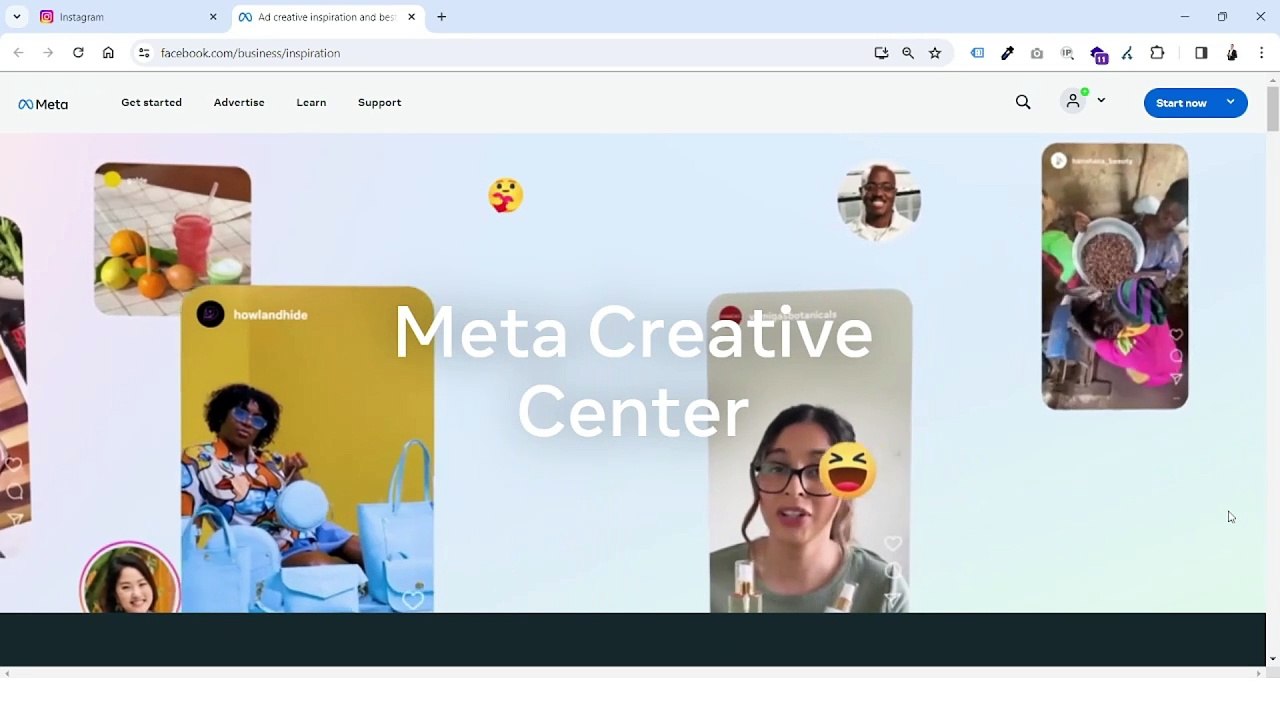 איך לקבל רעיונות והשראה לפרסומות בפייסבוק ובאינסטגרם: איתי ורצ'יק IVBS SEO / PPC