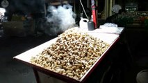 WARM AND DELICIOUS BOILED PEANUTS ROADSIDE INDONESIAN STREET FOOD