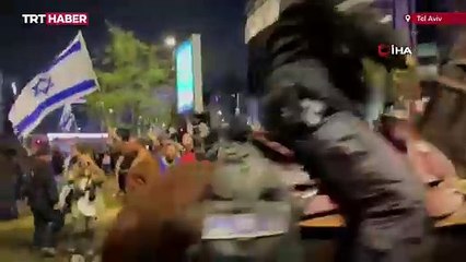 Tel Aviv’de Netanyahu protestosu: 21 gözaltı