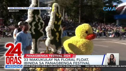 24 Oras Weekend Part 2: China bumuwelta sa damaged coral reefs; Sanggol patay sa sunog; Panagbenga Float Parade; atbp.