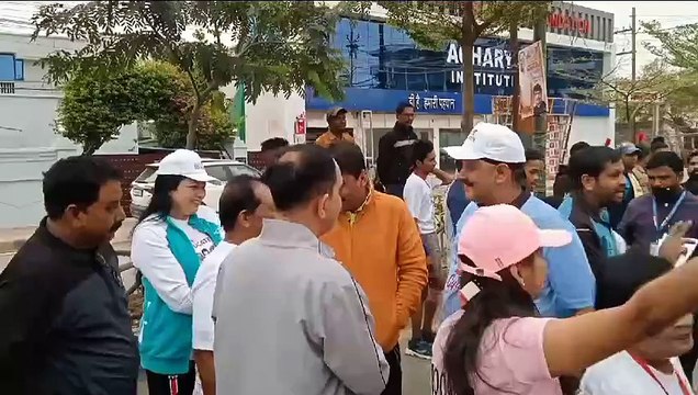 सीएमडी कॉलेज परिसर को सजाया गया था तिरंगे रंग