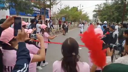 सीएमडी कॉलेज परिसर को सजाया गया था तिरंगे रंग