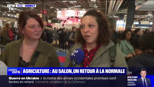 Après une première journée mouvementée le calme est revenu dans les allées du Salon de l'agriculture