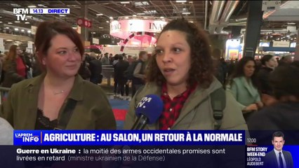 Après une première journée mouvementée le calme est revenu dans les allées du Salon de l'agriculture