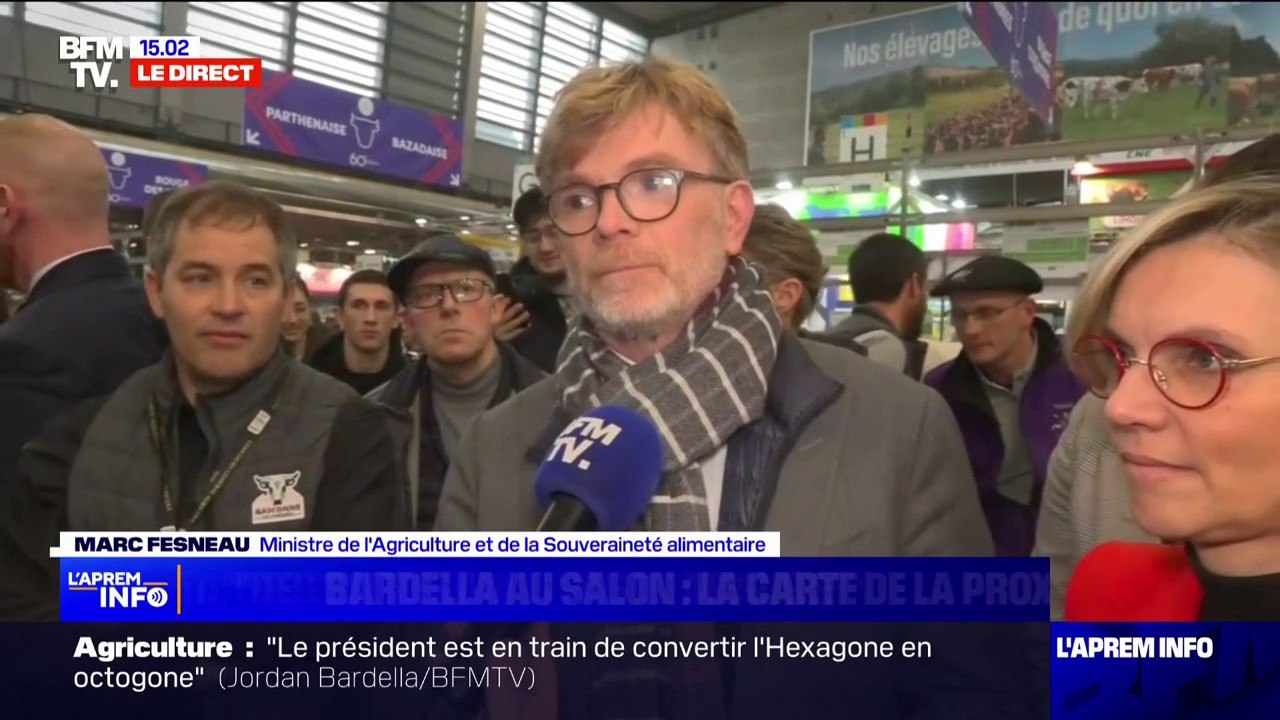 Marc Fesneau (Ministre de l'Agriculture et de la Souveraineté alimentaire) : "La vie politique c'est pas des selfies"