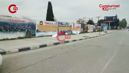 Manisa’da CHP adayının çalışmasına çirkin saldırı