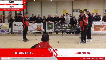 Finale Mini Webtélé : Régional Hivernal Triplette 2024 de Mont-sous-Vaudrey - Pétanque au Boulodrome de Bans