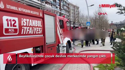 Beylikdüzü'nde korkutan yangın! 10 çocuk dumandan etkilendi