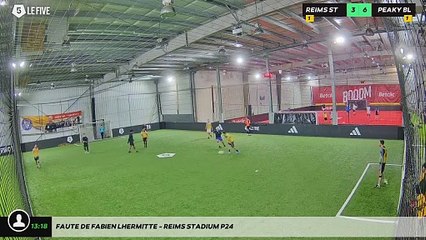 Faute de fabien lhermitte - Reims stadium p24