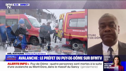 Avalanche dans le Puy-de-Dôme: les opérations sont terminées dans le secteur du Val d'Enfer, annonce le préfet Joël Mathurin