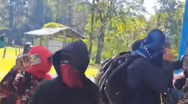 Fuerzas Militares denunciaron asonada por parte de grupos armados en Cajibío, Cauca
