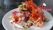 Easy Vegetable Salad!! The salad that helps  lower cholesterol and boost immune system!! Cancer Free