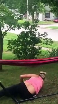 Hammock is mocking at you #fall #hammock #fail #afv