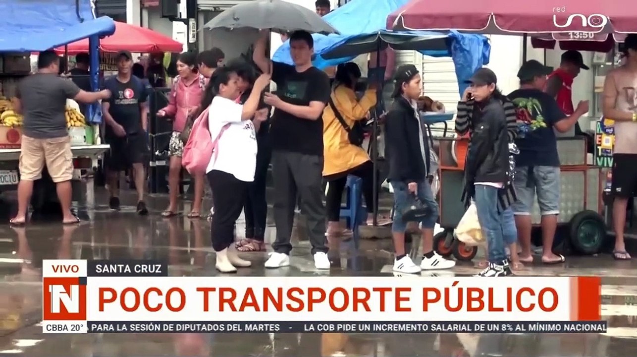 Fin de semana con intensas lluvias en santa cruz; barrios anegados.